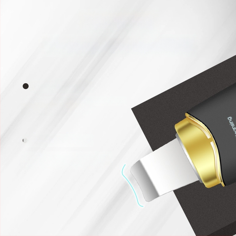 Ultrazvukové zariadenie na čistenie a omladenie pokožky, prenosné, 800–1000 mAh batéria, IPX2, na domáce použitie