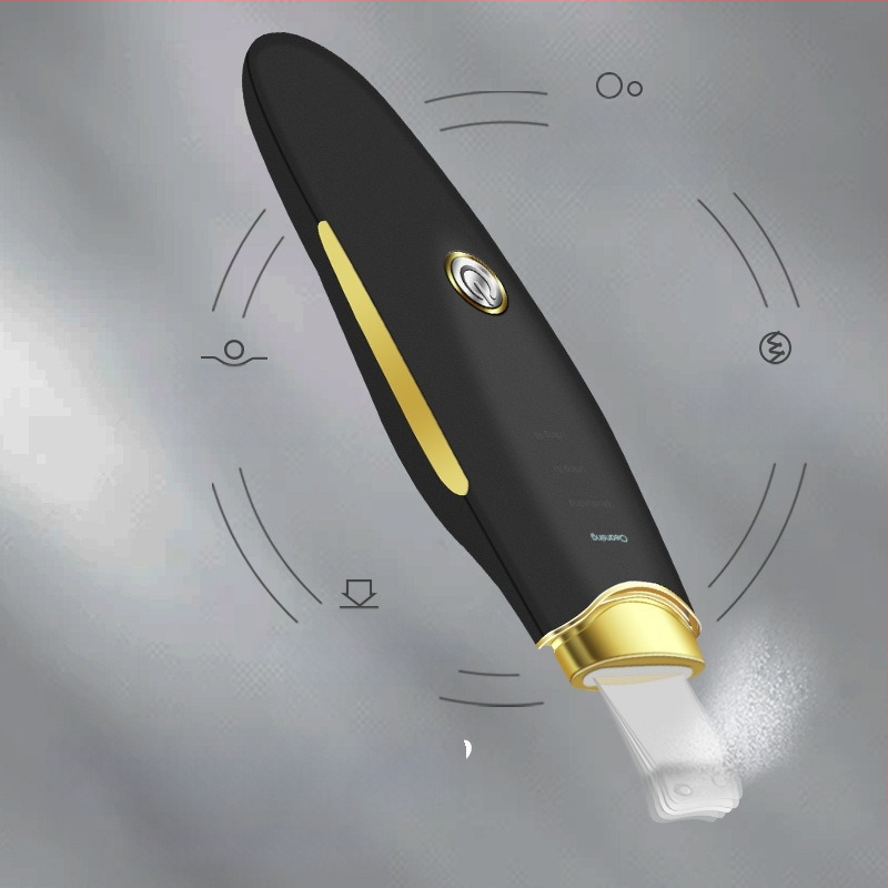 Ultrazvukové zariadenie na čistenie a omladenie pokožky, prenosné, 800–1000 mAh batéria, IPX2, na domáce použitie