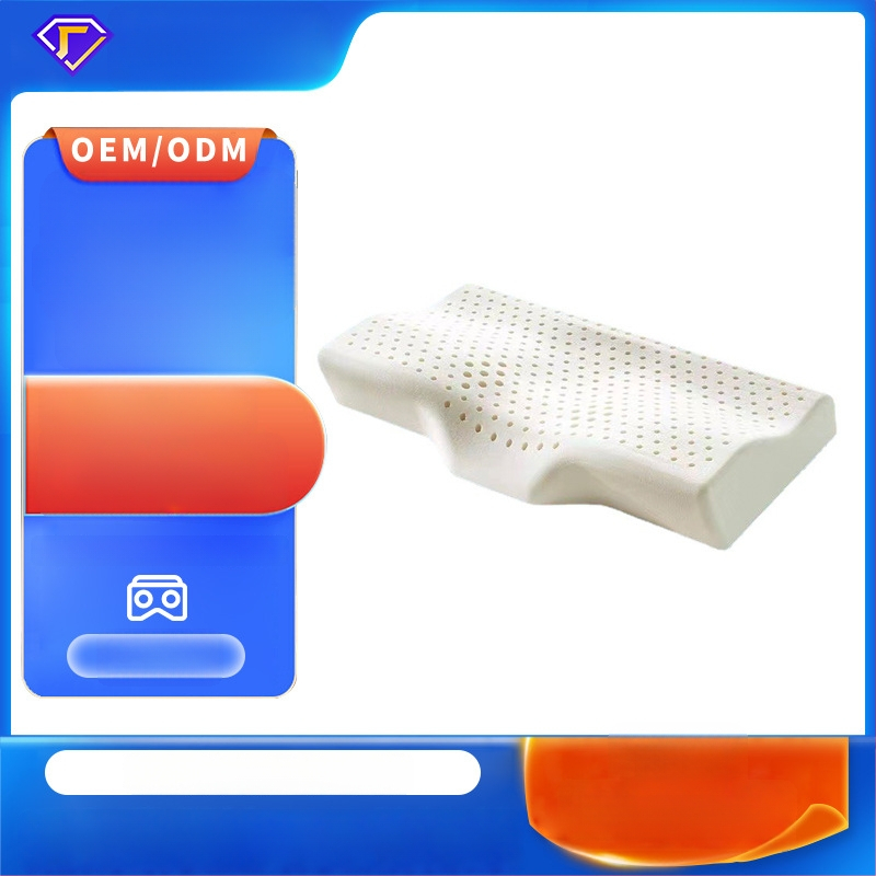 Motýľový latexový vankúš s prírodným latexom, obsah latexu nad 90%, pletené jadro, jednoduchý štýl