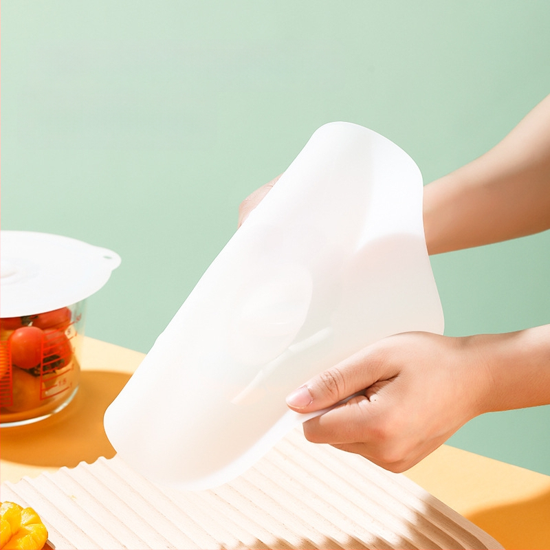 KOMEKI silikónový kryt na misu, japonský štýl, vzduchotesný na uchovanie čerstvosti, vhodný do mikrovlnky