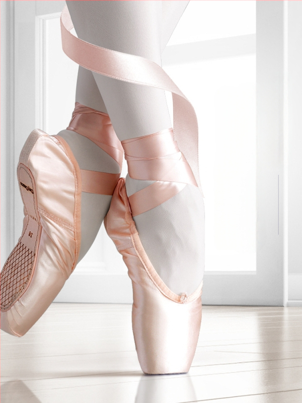 Lingyan baletné topánky – štvorcový nos, kožená podrážka, rovnováha a tlmenie otrasov