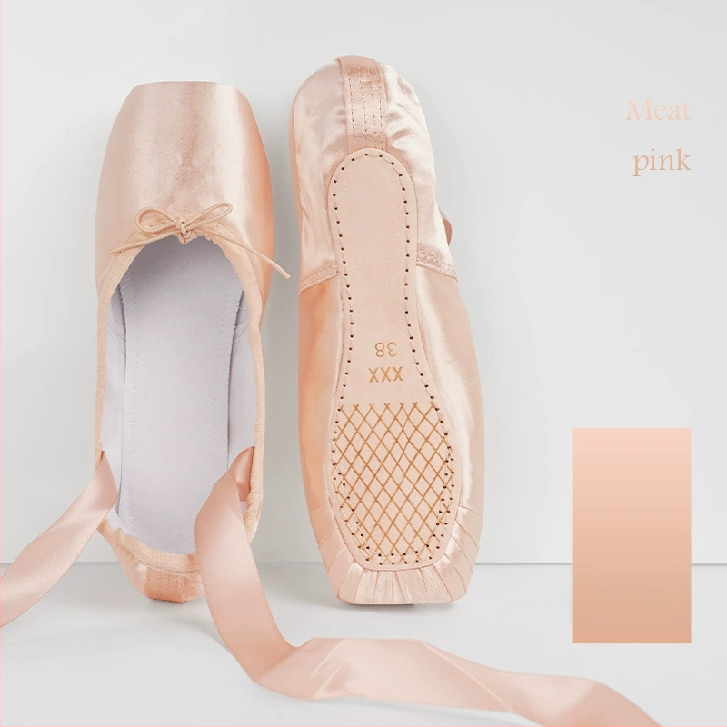 Lingyan baletné topánky – štvorcový nos, kožená podrážka, rovnováha a tlmenie otrasov