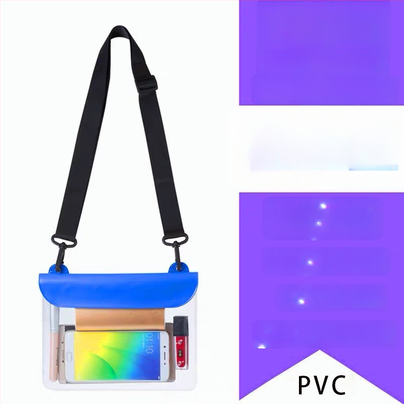 Nepremokavá crossbody taška na telefón – vonkajšia PVC, veľká kapacita, priehľadná dotyková obrazovka