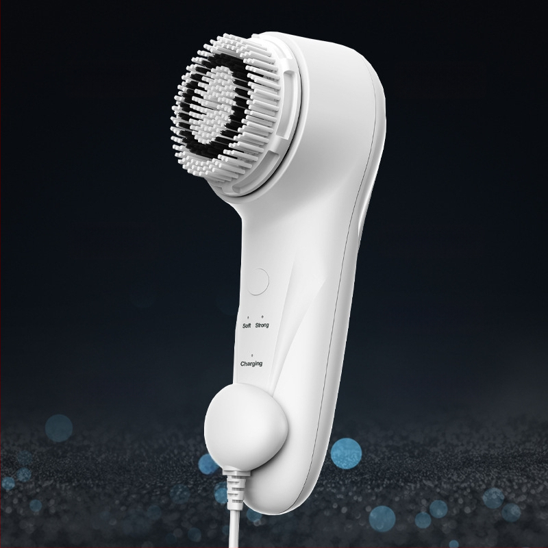 Burros bezdrôtové nabíjanie ultrazvuková čistiaca kefka na tvár s vibráciou, vodotesná, čistenie pórov