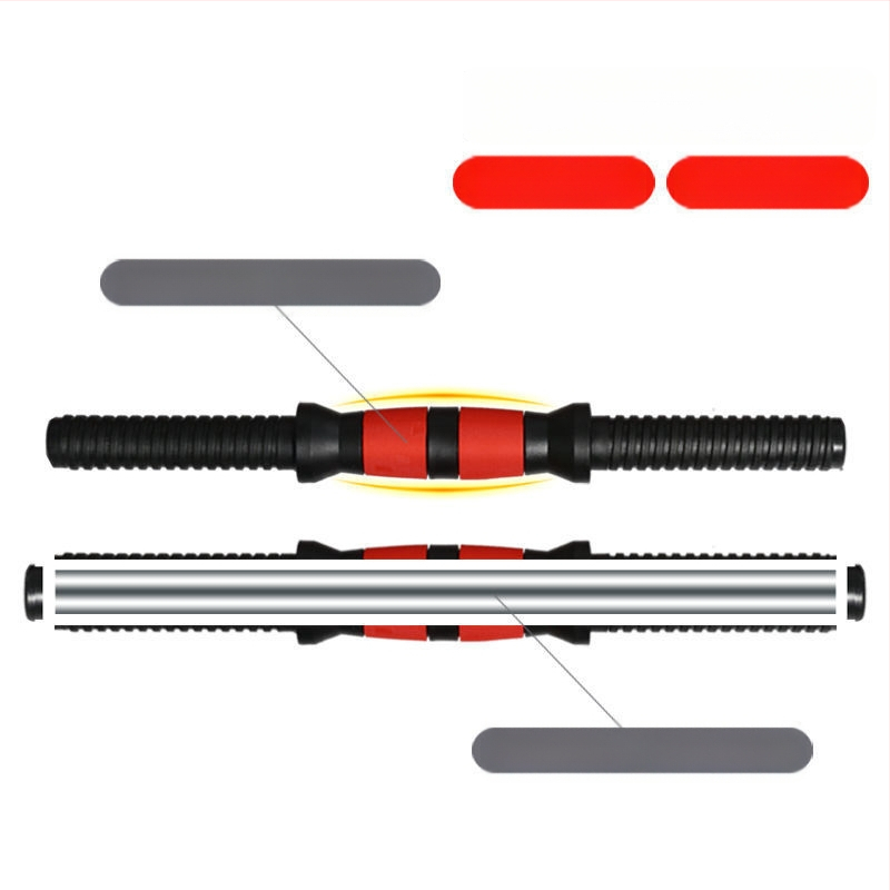 Tyč na činky s Yaling úchytom, EVA rukoväť, matica