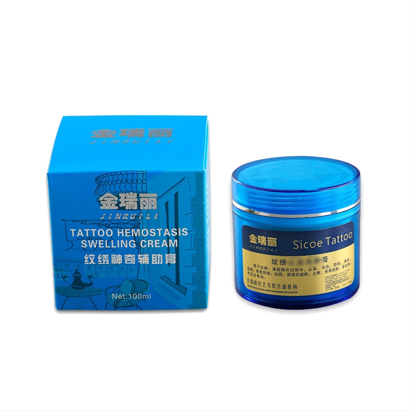 Kozmetický tetovací opravný krém Jin Ruili pre obočie, očné linky a pery, 60 g, balenie 100 kusov