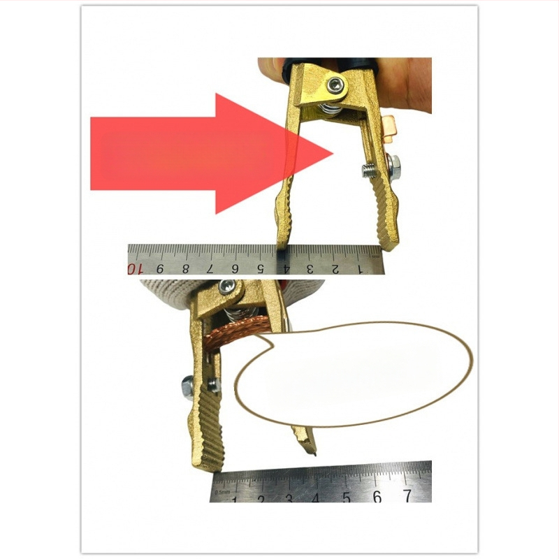Klip akumulátora pre automobil z mosadzného tela s meďnatým jadrom, ťažká konštrukcia, čiastočne uzavretý dizajn