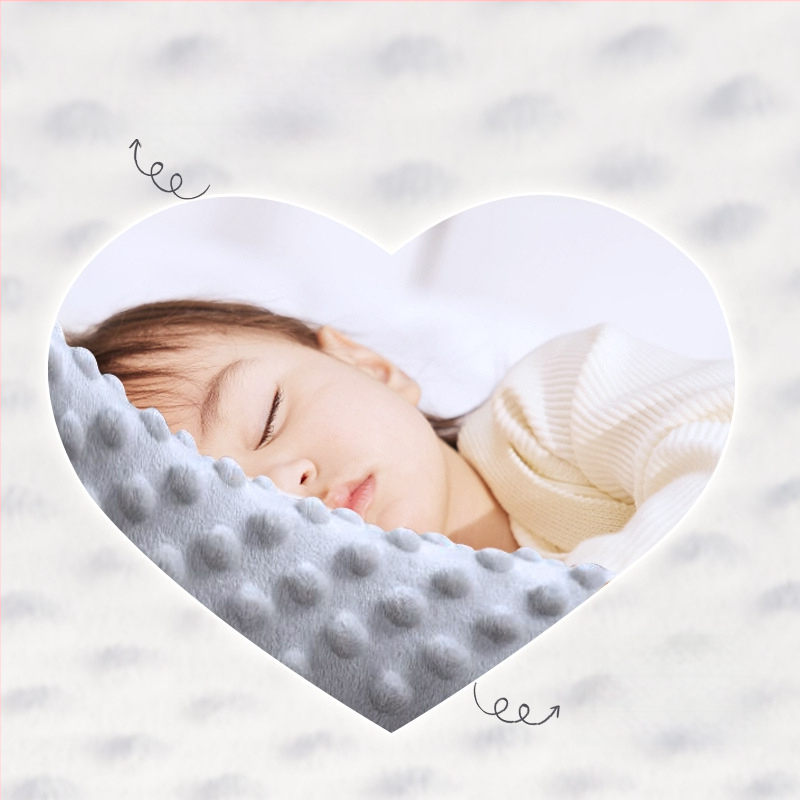 Памучно бебешко одеяло, 1000–1500 g, за бебета и деца до 12 години, персонализируемо