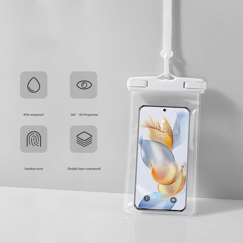 Vodotesná taška na mobilný telefón, TPU, minimalistický štýl, Outdoor Water Bag, nepremokavá látka, dospelí