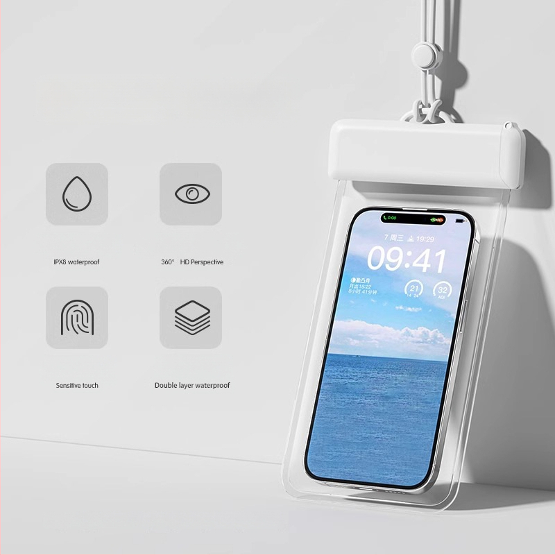 Vodotesná taška na mobilný telefón, TPU, minimalistický štýl, Outdoor Water Bag, nepremokavá látka, dospelí