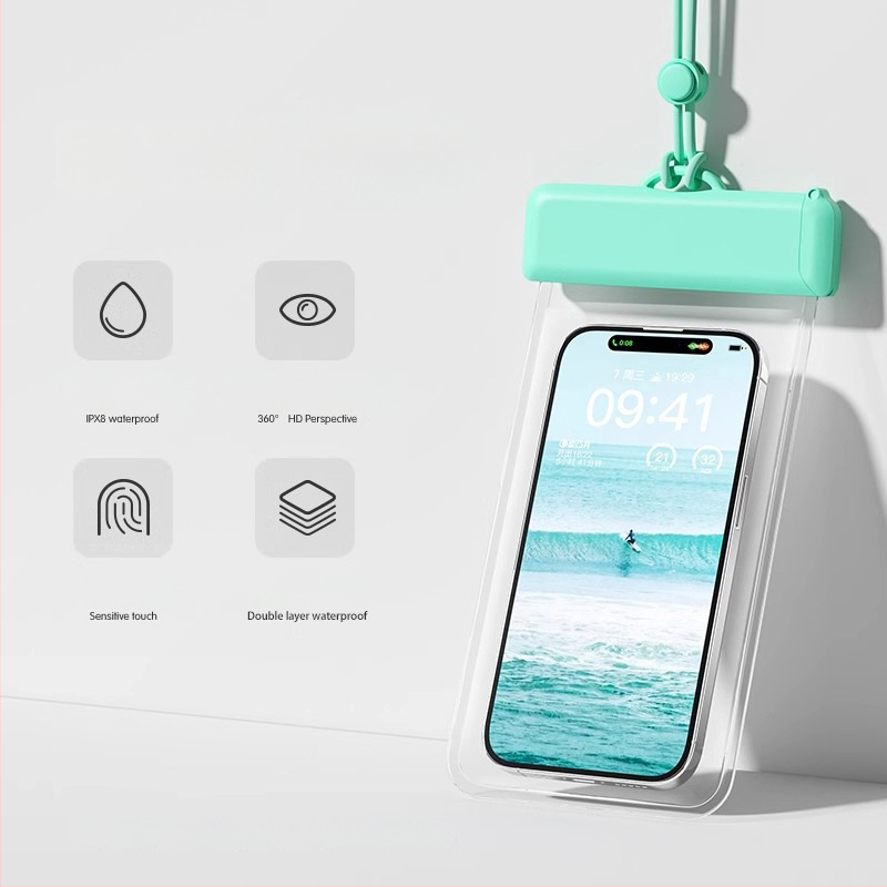 Vodotesná taška na mobilný telefón, TPU, minimalistický štýl, Outdoor Water Bag, nepremokavá látka, dospelí