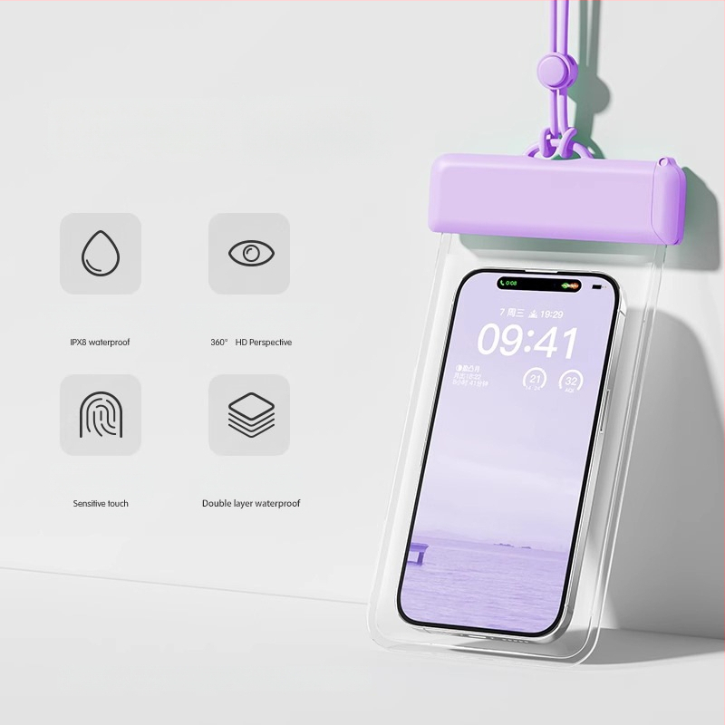 Vodotesná taška na mobilný telefón, TPU, minimalistický štýl, Outdoor Water Bag, nepremokavá látka, dospelí