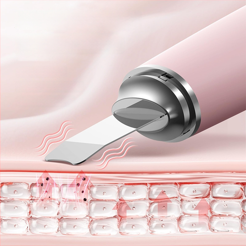 Leze Beauty Silikónová čistiaca kefka na tvár, elektrický 2-v-1 čistič, odstraňovanie čiernych bodiek, pre všetky typy pleti