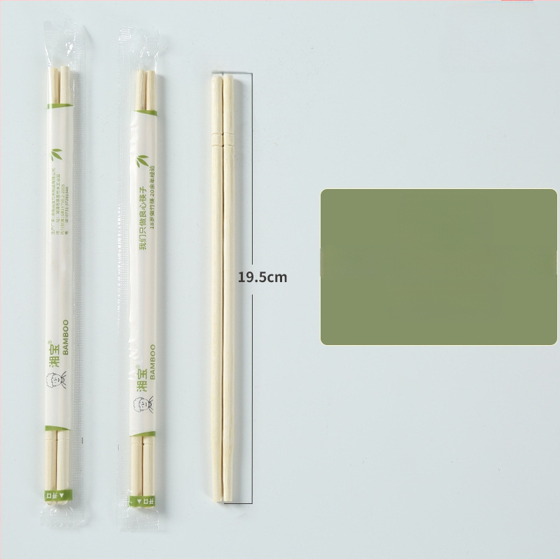 Jednorázové bambusové paličky pre reštaurácie, jednotlivé balenie, biologicky odbúrateľné, mikrovlnne odolné, tlač loga