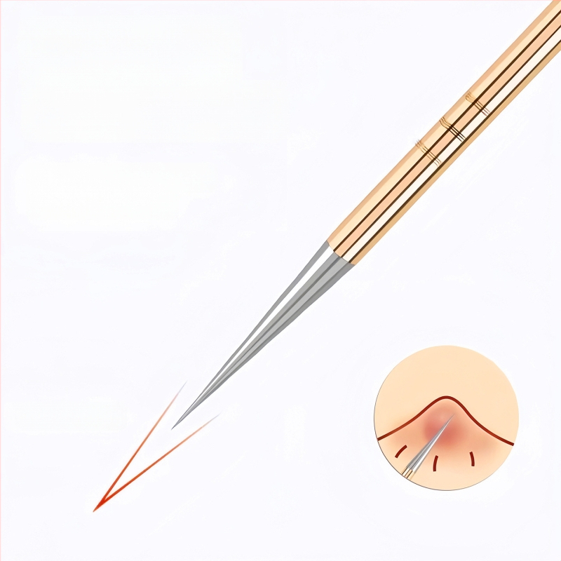 Qiwang nerezová oceľová ihla na čierne bodky pre kozmetický salón, model 9401