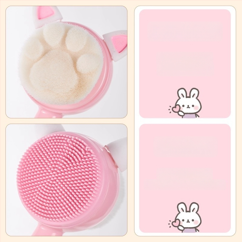 Chuyi Čistiaca kefka na tvár – ručná, dvojstranná, s mäkkými štetinami pre hlboké čistenie pórov