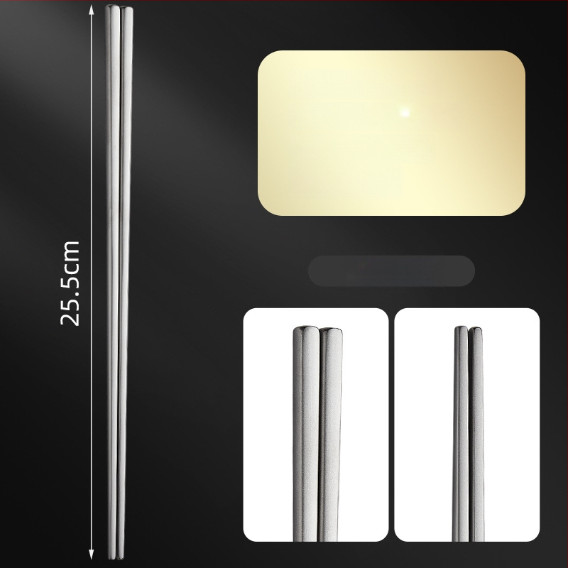 Ti·walker štvorcové jedálenské paličky z čistého titánu – čistý titán, odolné voči plesniam, protišmykové, proti popáleninám, dutá izolácia, prenosné na kempovanie