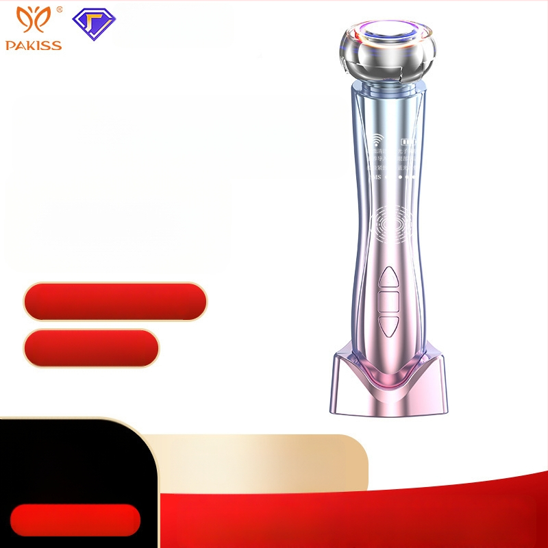 Zariadenie na krásu pre tvár a krk s liftingom a fotónovou regeneráciou pokožky; funkcie: čistenie, obnova pokožky, zjasnenie; prenosné, vstavaná batéria 500–800 mAh, IPX5 vodotesný