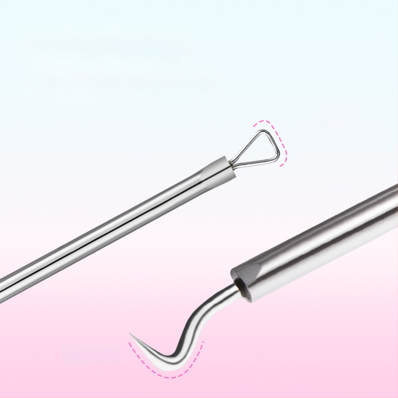 Idealful Ihla na akné – kozmetický nástroj na pleť z nehrdzavejúcej ocele, balenie 144, bežné použitie