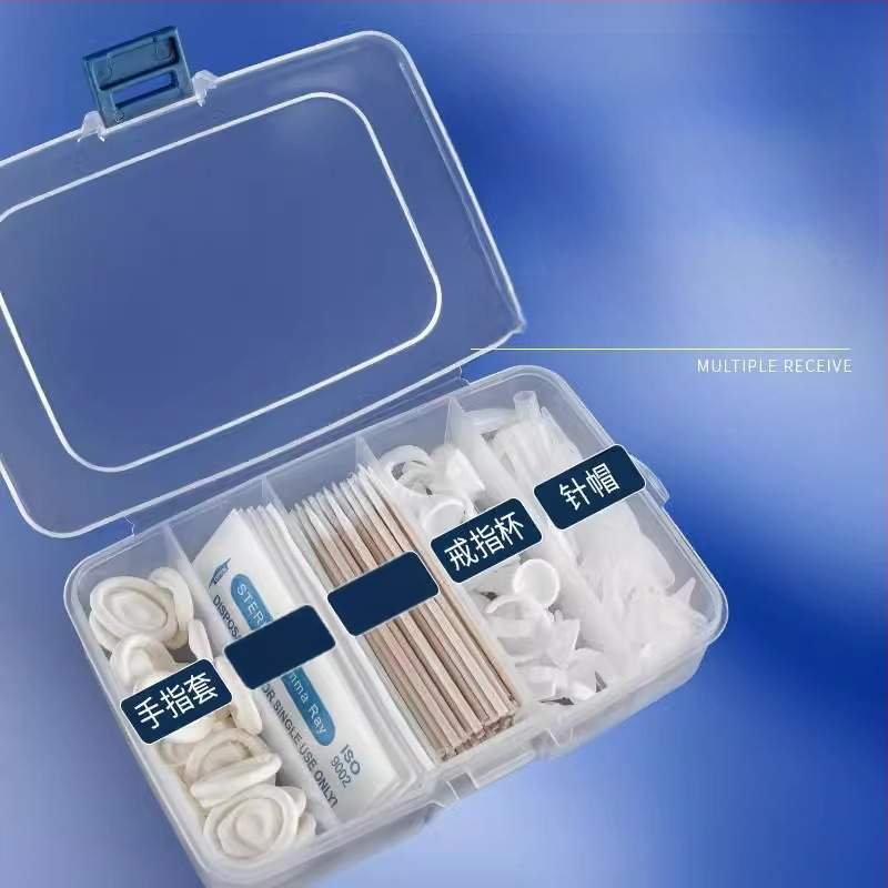 Box na balenie a skladovanie tetovacej ihly pre krytky ihiel a prstové návlečky | Značka Yincolor | Netto obsah: 1 | Importované: Nie