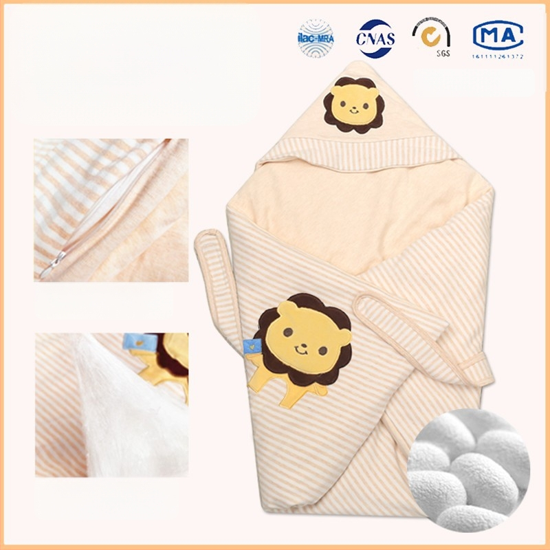 Новородено памучно одеяло с пълнеж от Mulberry коприна — зимно бебешко одеяло, 0.55–1.0 кг, за бебета до 1 година