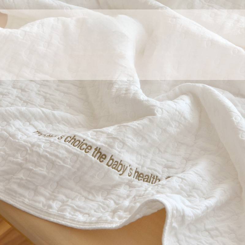 Бебешка шестслойна марлева кърпа за баня, 100% памук, 300–499 g, за новородени и деца до 3 години, подходяща за всички сезони