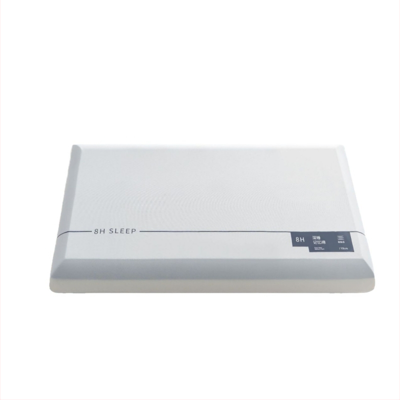 Vankúš s pamäťovou penou na oporu krku, obdĺžnikovité jadro, pletený poťah, 0,5–1,0 kg, prispôsobiteľný