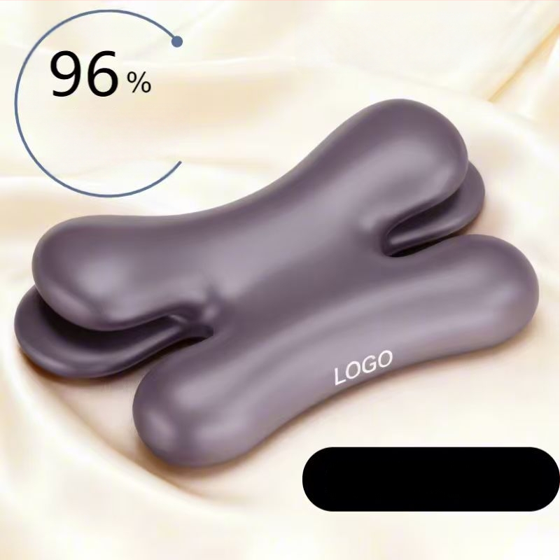 Grožio pagalvė 2-osios kartos – drugelio formos, atminties putų centras, poliuretano užpildas, lėtas grįžimas, kaklo parama šoniniam miegui