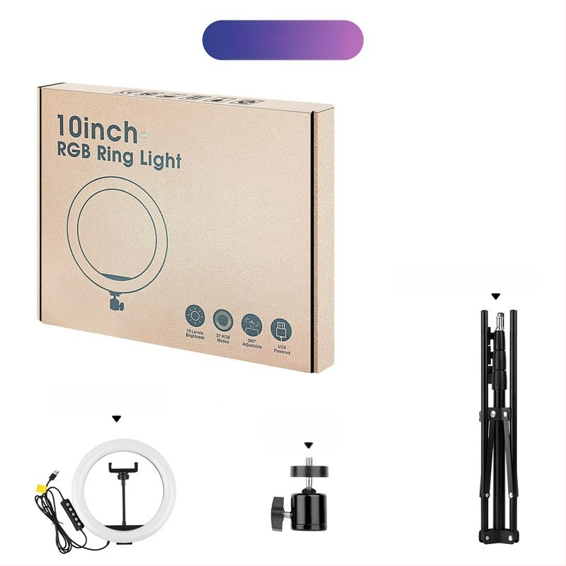 LED светлина за запълване MJ26 — под 10W, 5V, три температури на цвета, ръчно използване за излъчване на живо