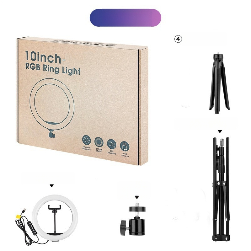 LED светлина за запълване MJ26 — под 10W, 5V, три температури на цвета, ръчно използване за излъчване на живо