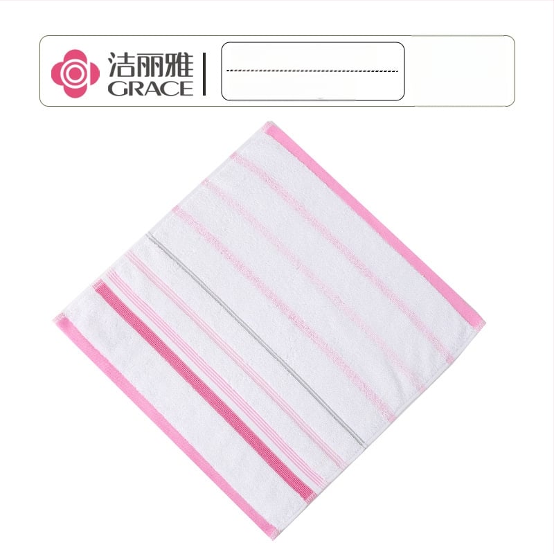 Štvorcový uterák na tvár, 100% bavlna, 16-count priadza, 45 g, nasiakavosť vody 5–10 s