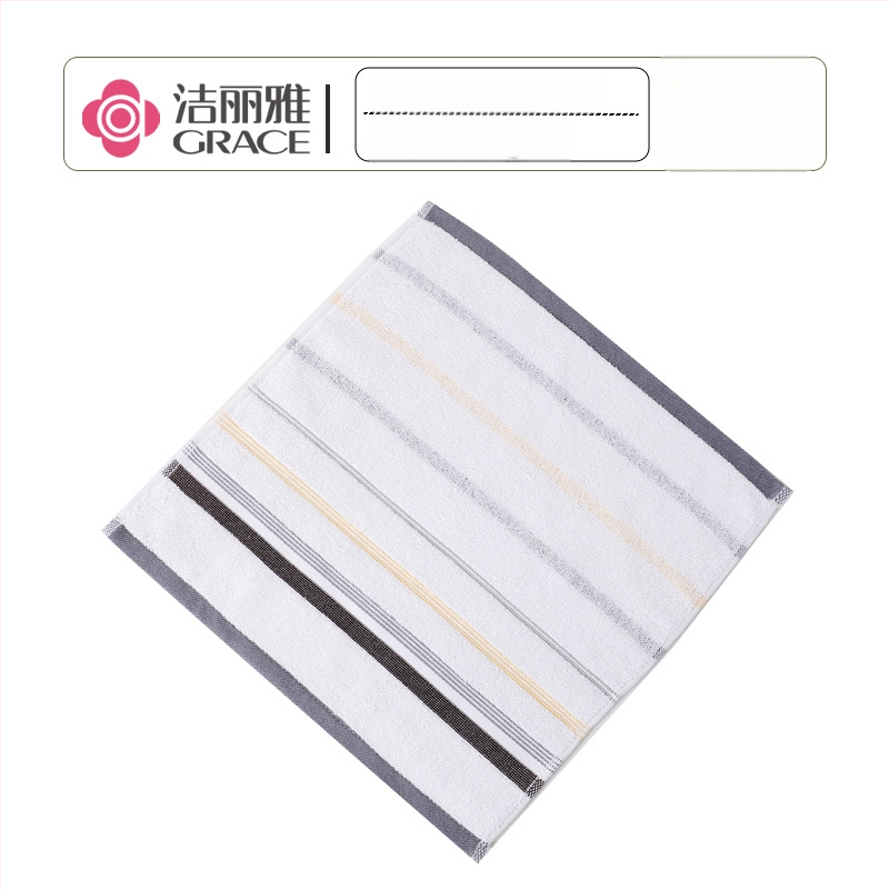 Štvorcový uterák na tvár, 100% bavlna, 16-count priadza, 45 g, nasiakavosť vody 5–10 s