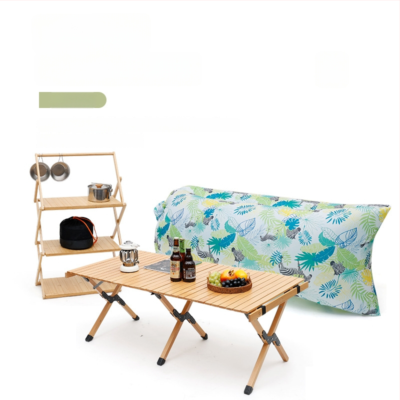 Õhupumpatav ühekohaline diivanvoodi väljas kasutamiseks, kerge 0,9 kg, maksimaalne koormus 200 kg, polüestri pind