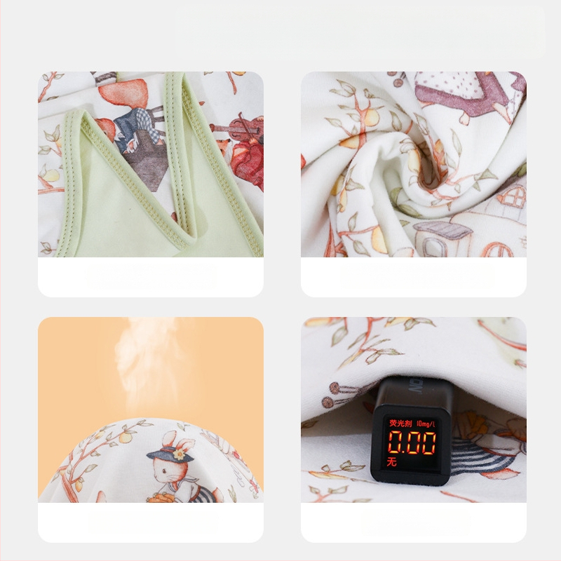 Новородено памучно квилтово одеяло, 100% памук, тегло до 0,5 кг, лято, карикатурен стил.