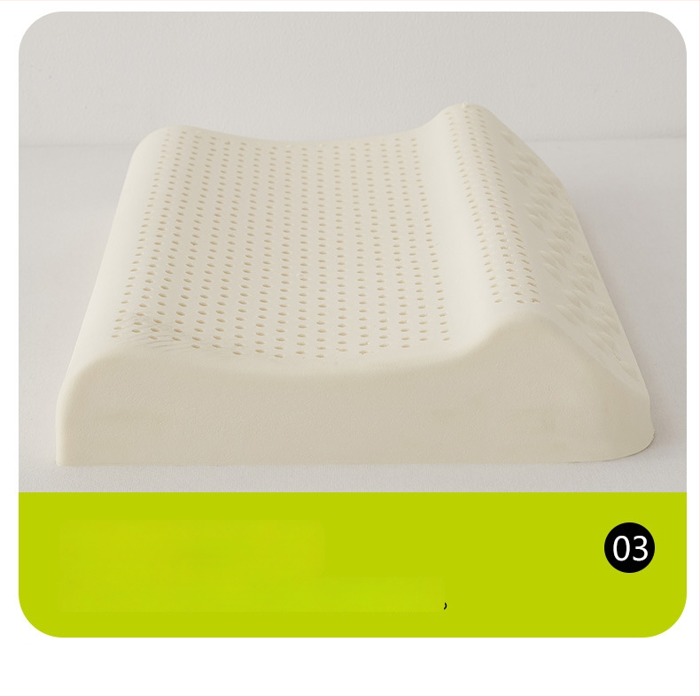 Spánková vankúš z memory latexu s pleteným poťahom, latexový obsah 80–90%, výška 5–10 cm, podpora krčnej chrbtice pre dospelých
