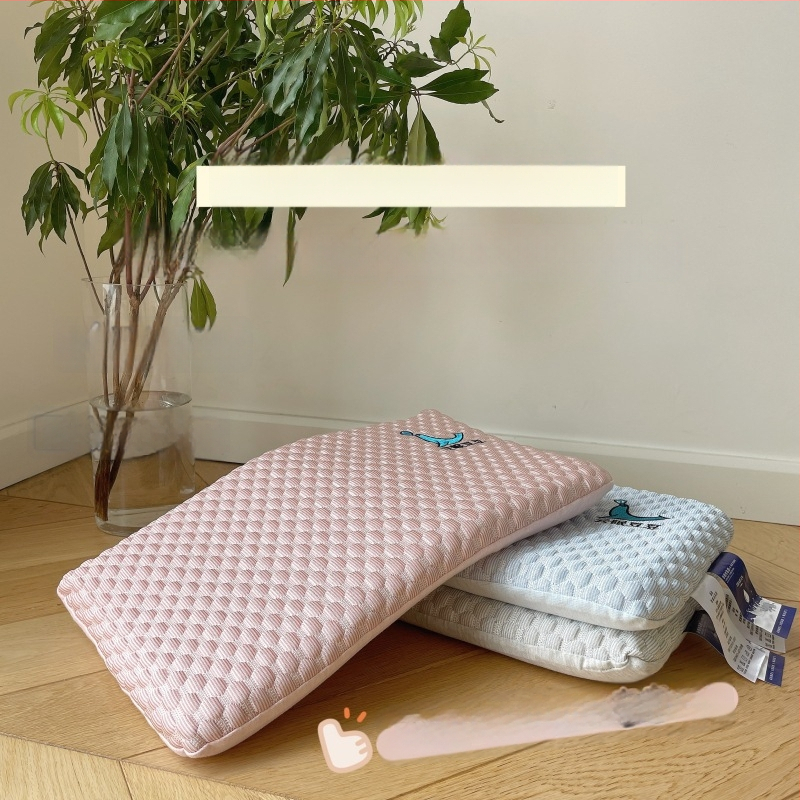 Dieťa latexová vankúš s jadrom ice silk, oválny tvar, latex obsah >90%, vhodný pre deti