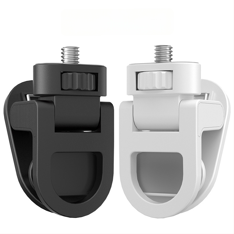 Универсален клип за телефон с резба 1/4 и светлина за снимане, студена обувка; ръчен държач за телефон, лаптоп или таблет