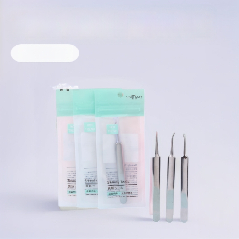 Aknová ihla s ohnutým tvarom (nerezová oceľ; Yu Han značka; životnosť 5 rokov)