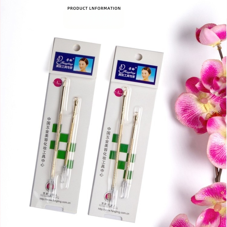 Fang ling nerezová ihla na akné – dvojbalenie pre akné a čierne bodky, jemný špičkový nástroj krásy