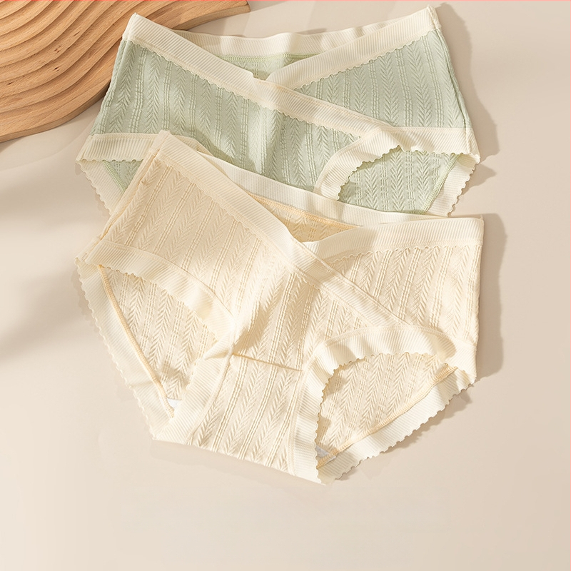 Nėščiųjų apatiniai, 95–100% medvilnė, antibakteriniai, pilvo parama, žemas juosmuo.