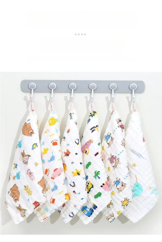 5-dielna sada bavlnených utierok s bubnovou priadzou na intímnu hygienu, 100% bavlna, savosť 11–15 s, mäkké pre bábätká