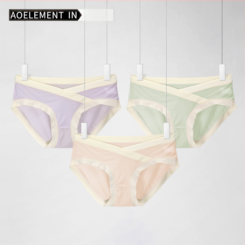 Tehotenské spodné nohavice, nízky pás, viskózny materiál, 100% bavlnený klín, priedušné, na všetky ročné obdobia (90–95% viskózy)