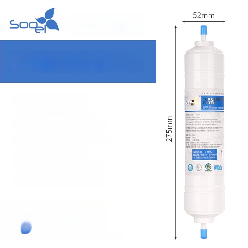 Filtračná vložka Sauer Small T33 pre čistič vody, kokosový aktívovaný uhlík, 8-palcový kartridž, odstraňuje usadeniny a zlepšuje chuť