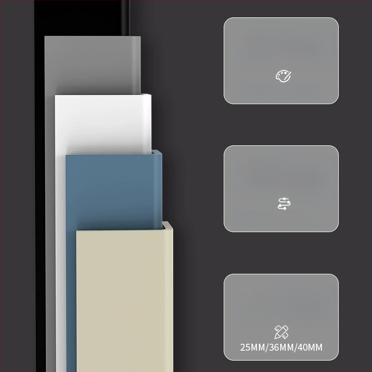 PVC ochranné rohy, samolepiace ochranné pásky proti nárazu, Strength HJT003, pôvod Yiwu, 1 balenie