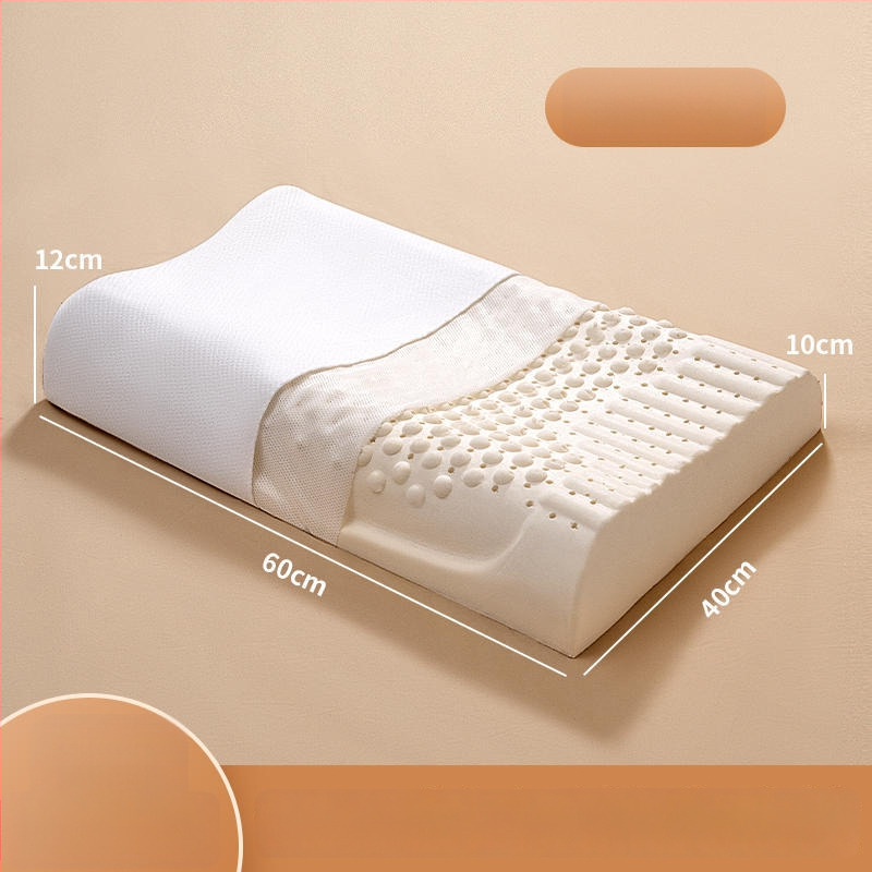 Vankúš z prírodného latexu s vlnitým tvarom, obsah latexu ≥90%, poťah z polyesteru, značka Half dark moon