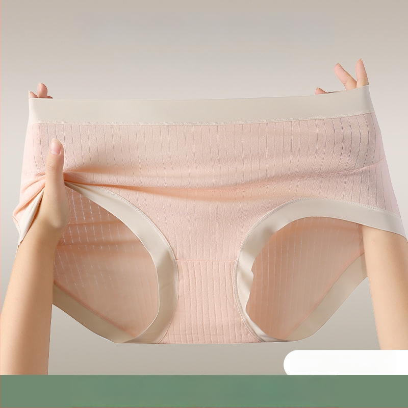 Tehotenské nohavičky z bavlny, vysoký pás, antibakteriálne, s predĺženým rozkrokom, priedušná podpora bruška