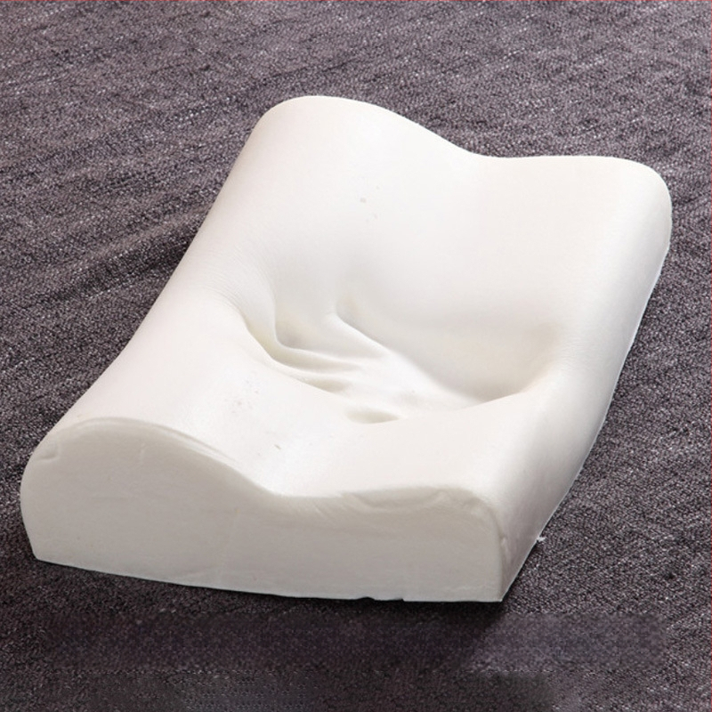 Atminties putų pagalvė su bambuko pluoštu – stačiakampė kaklo atrama su bangų dizainu, lėtas atsistatymas, pritaikomas apdorojimas