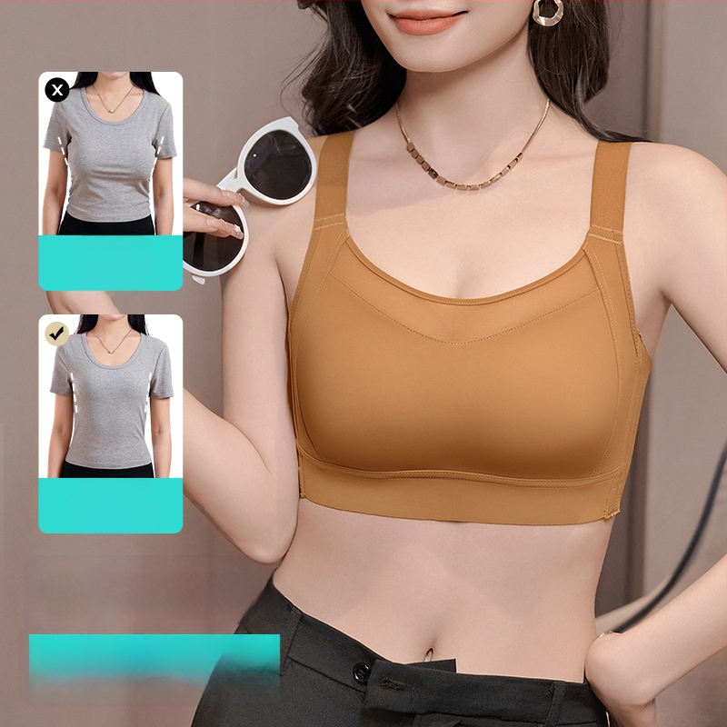 Бандо сутиен за жени, безшевен дизайн, с опора за странични гърди, регулируем и персонализируем, пълна чашка, тънък формован чашка