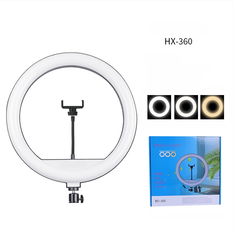 LED пръстен осветление за жив стрийминг и fotografия, 3 температури на светлината, 10–50W, 220V, персонализирана обработка