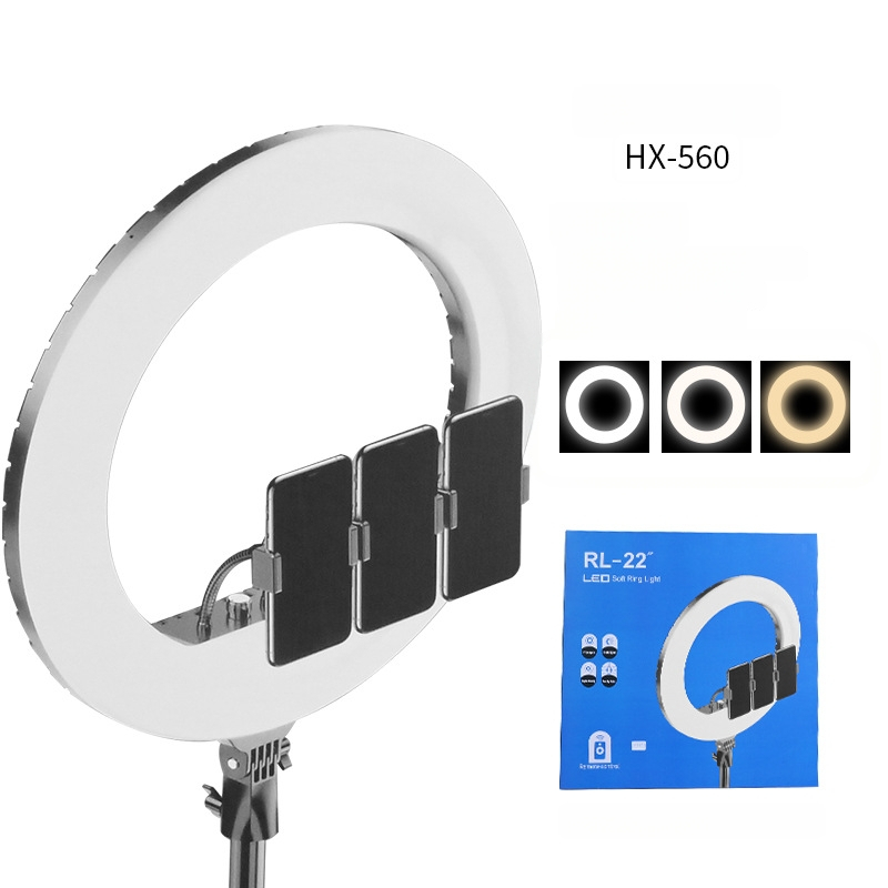 LED пръстен осветление за жив стрийминг и fotografия, 3 температури на светлината, 10–50W, 220V, персонализирана обработка